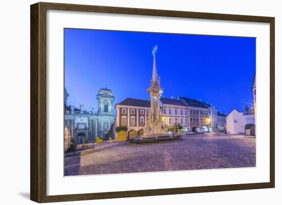 Mikulov Town Square at Dawn-Rob Tilley-Framed Photographic Print