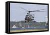Mil Mi-8 Helicopter of the Lithuanian Air Force in Kiel, Germany-null-Framed Stretched Canvas