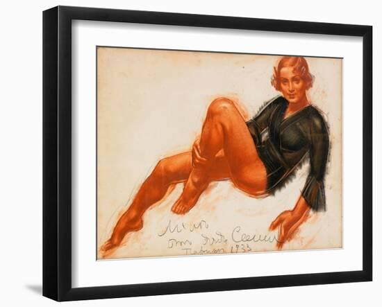 Mila, 1933-Alexander Yevgenyevich Yakovlev-Framed Giclee Print