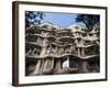 Mila House (Or La Pedrera) by Antoni Gaudi, UNESCO World Heritage Site, Barcelona, Spain-Nico Tondini-Framed Photographic Print