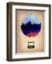 Milan Air Balloon-NaxArt-Framed Art Print