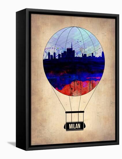 Milan Air Balloon-NaxArt-Framed Stretched Canvas