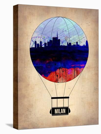 Milan Air Balloon-NaxArt-Stretched Canvas