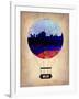 Milan Air Balloon-NaxArt-Framed Art Print