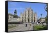 Milan Cathedral (Duomo), Piazza Del Duomo, Milan, Lombardy, Italy, Europe-Peter Richardson-Framed Stretched Canvas