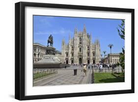 Milan Cathedral (Duomo), Piazza Del Duomo, Milan, Lombardy, Italy, Europe-Peter Richardson-Framed Photographic Print