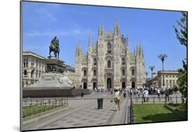 Milan Cathedral (Duomo), Piazza Del Duomo, Milan, Lombardy, Italy, Europe-Peter Richardson-Mounted Photographic Print