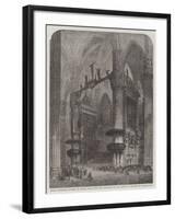 Milan Cathedral, from the Exhibition of the Society of Painters in Water-Colours-Samuel Read-Framed Giclee Print