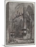 Milan Cathedral, from the Exhibition of the Society of Painters in Water-Colours-Samuel Read-Mounted Giclee Print