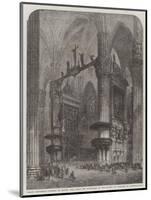 Milan Cathedral, from the Exhibition of the Society of Painters in Water-Colours-Samuel Read-Mounted Giclee Print