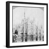 Milan Cathedral, Italy, Late 19th or Early 20th Century-null-Framed Photographic Print