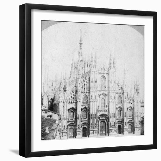 Milan Cathedral, Italy, Late 19th or Early 20th Century-null-Framed Photographic Print