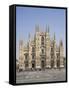 Milan Cathedral, Milan, Lombardia, Italy-Peter Scholey-Framed Stretched Canvas