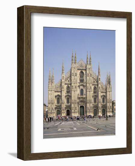 Milan Cathedral, Milan, Lombardia, Italy-Peter Scholey-Framed Photographic Print