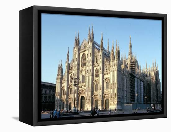 Milan Cathedral, Milan, Lombardy, Italy-Adam Woolfitt-Framed Stretched Canvas