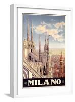 Milan Cathedral-null-Framed Art Print