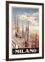 Milan Cathedral-null-Framed Art Print