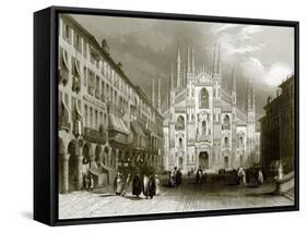 Milan Cathedral-English-Framed Stretched Canvas