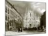 Milan Cathedral-English-Mounted Giclee Print