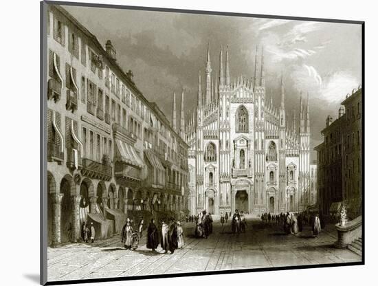 Milan Cathedral-English-Mounted Giclee Print