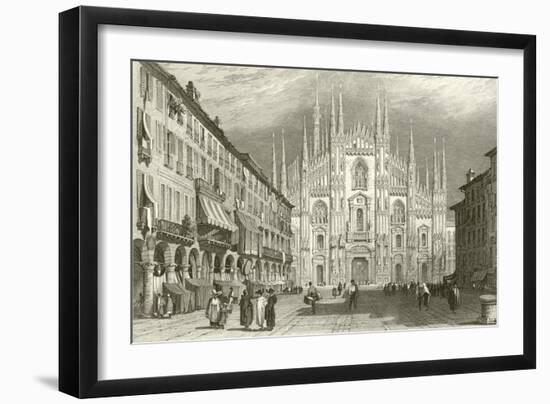 Milan Cathedral-Samuel Prout-Framed Giclee Print