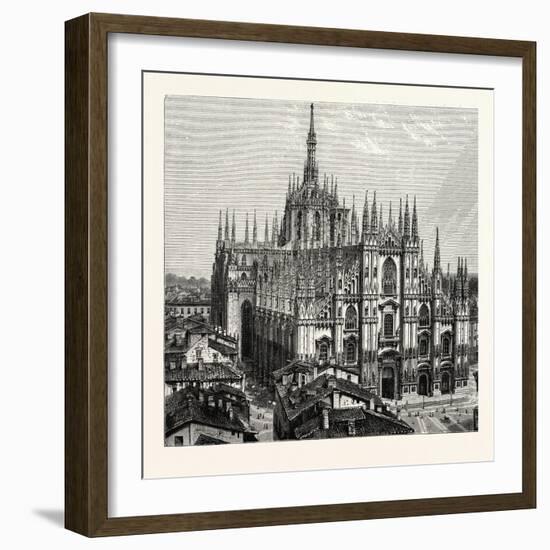 Milan Cathedral-null-Framed Giclee Print