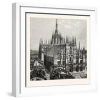 Milan Cathedral-null-Framed Giclee Print