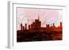 Milan City Skyline-NaxArt-Framed Art Print