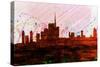 Milan City Skyline-NaxArt-Stretched Canvas