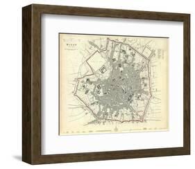 Milan, Italy, c.1832-null-Framed Art Print