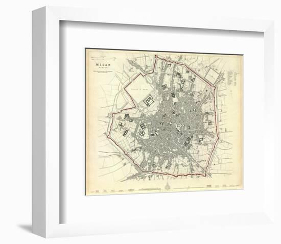 Milan, Italy, c.1832-null-Framed Art Print