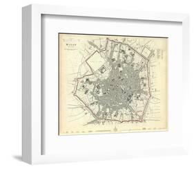 Milan, Italy, c.1832-null-Framed Art Print