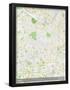 Milan, Italy Map-null-Framed Poster