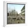 Milan (Italy), Piazza Del Duomo, Circa 1890-Leon, Levy et Fils-Framed Photographic Print