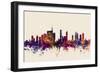 Milan Italy Skyline-Michael Tompsett-Framed Art Print