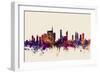 Milan Italy Skyline-Michael Tompsett-Framed Art Print