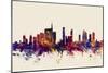 Milan Italy Skyline-Michael Tompsett-Mounted Art Print