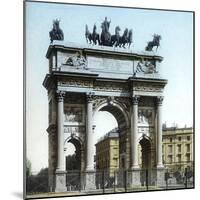 Milan (Italy), the Arch of the Peace (L, Cagnola, Architect, on 1807), Circa 1890-Leon, Levy et Fils-Mounted Photographic Print