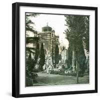Milan (Italy), the Cemetery, Monument-Leon, Levy et Fils-Framed Photographic Print