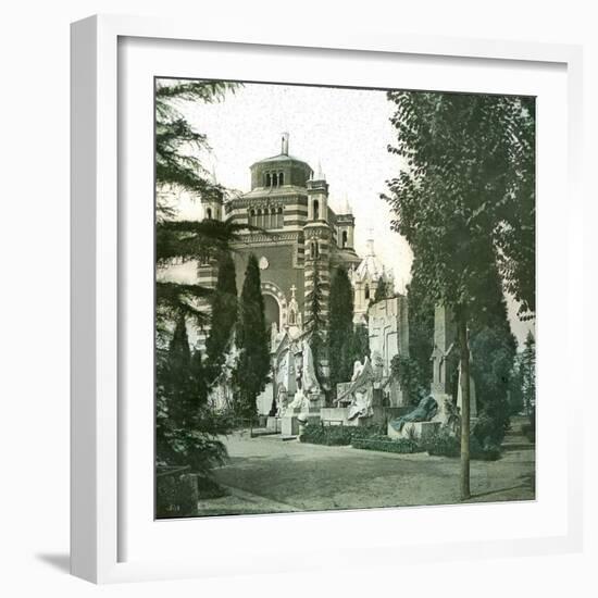 Milan (Italy), the Cemetery, Monument-Leon, Levy et Fils-Framed Photographic Print