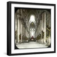 Milan (Italy), the Dome (XIVth-Xvth Centuries), the Nave, Circa 1890-Leon, Levy et Fils-Framed Photographic Print