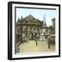 Milan (Italy), the Great Theatre of La Scala and the Monument to Leonarda Da Vinci-Leon, Levy et Fils-Framed Photographic Print