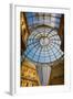 Milan, Milan Province, Lombardy, Italy. Glass dome of Galleria Vittorio Emanuele II shopping arc...-null-Framed Photographic Print