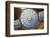 Milan, Milan Province, Lombardy, Italy. Glass dome of Galleria Vittorio Emanuele II shopping arc...-null-Framed Photographic Print