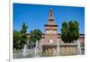 Milan, Milan Province, Lombardy, Italy. Sforzesco Castle. Castello Sforzesco. Entrance to the ca...-null-Framed Photographic Print