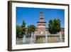 Milan, Milan Province, Lombardy, Italy. Sforzesco Castle. Castello Sforzesco. Entrance to the ca...-null-Framed Photographic Print