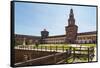 Milan, Milan Province, Lombardy, Italy. Sforzesco Castle. Castello Sforzesco.-null-Framed Stretched Canvas