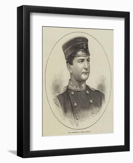 Milan Obrenovics IV, Prince of Servia-null-Framed Premium Giclee Print