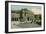 Milan - Piazza and Teatro Alla Scala. Postcard Sent in 1913-Italian Photographer-Framed Giclee Print