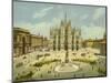 Milan, Piazza Del Duomo-null-Mounted Giclee Print